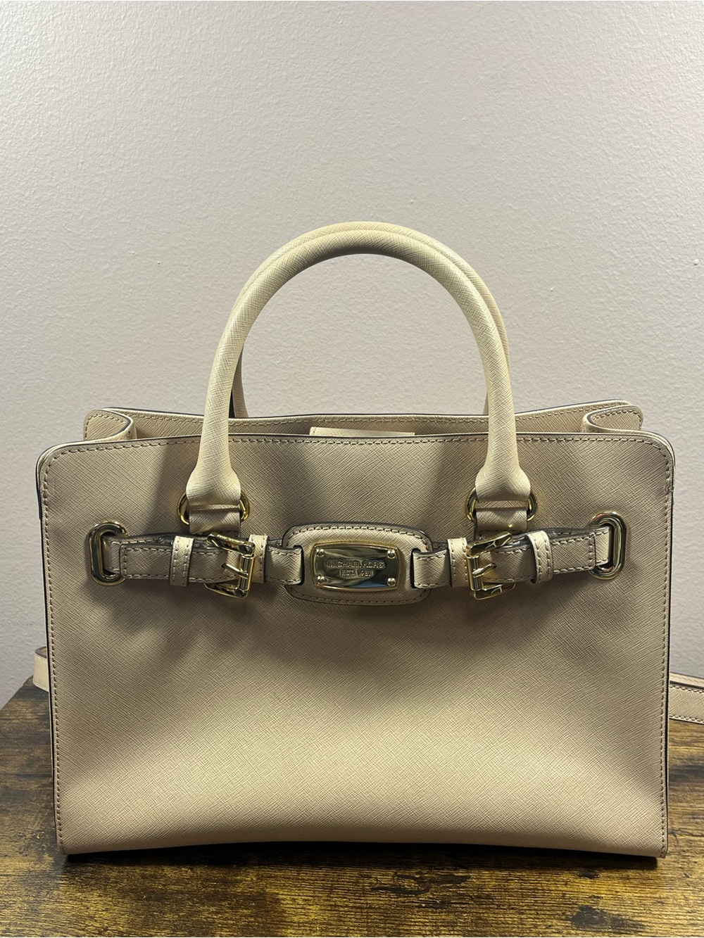 Michale Kors Blush Pink Hamilton Top-Handle Satchel